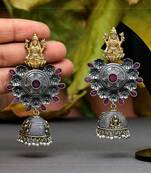 Pink jhumkas