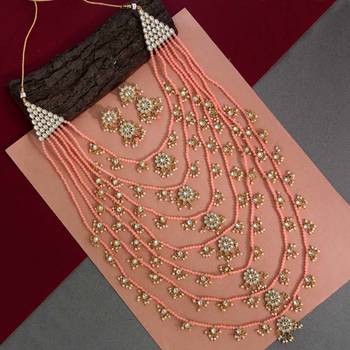 Orange necklace-sets 1