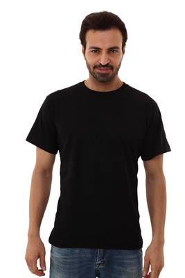 Multicolor plain cotton men-tshirts in Navy Blue, Grey, Black  4