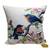 Blue Birds Embroidered Cushion Cover