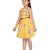 Yellow plain pure cotton kids-frocks