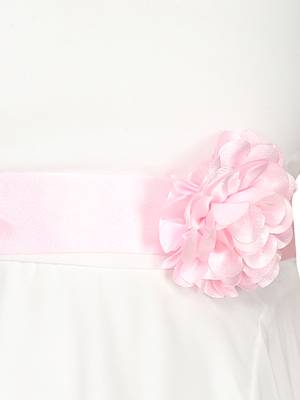White plain georgette kids-girl-gowns 5