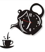 Fashion Kreza Acrylic Kettle Shape Wall Clock