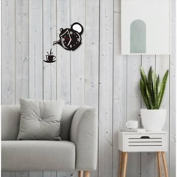 Fashion Kreza Acrylic Kettle Shape Wall Clock 3