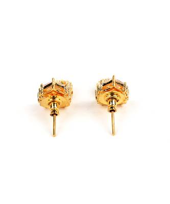 Gold Plated American Diamond Earrings 3