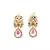 Gold Plated American Diamond Earrings