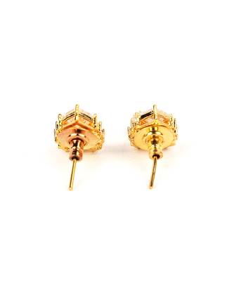Gold Plated American Diamond Earrings 3