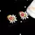 Gold Plated American Diamond Earrings