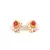 Gold Plated American Diamond Earrings