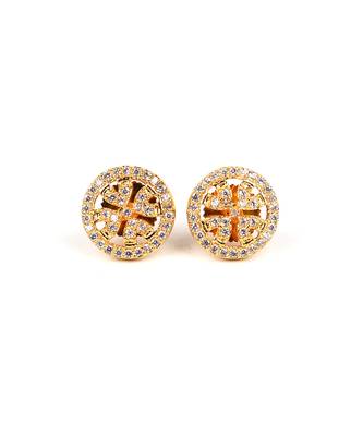 Gold Plated American Diamond Earrings 2