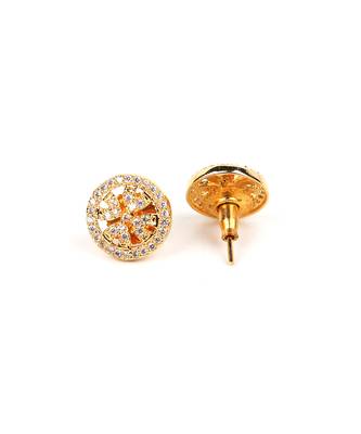 Gold Plated American Diamond Earrings 3
