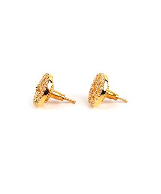 Gold Plated American Diamond Earrings 4