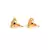 Gold Plated American Diamond Earrings