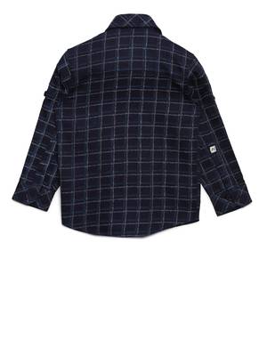 Blue plain cotton kids-tops 2
