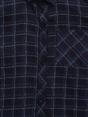 Blue plain cotton kids-tops 4