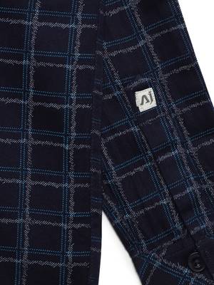 Blue plain cotton kids-tops 5
