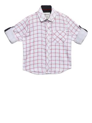 White plain cotton kids-tops 3