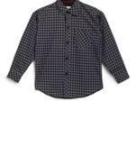 Grey plain cotton kids-tops