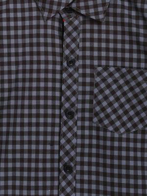 Grey plain cotton kids-tops 3