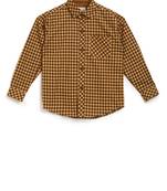 Yellow plain cotton kids-tops