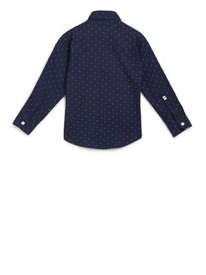 Blue printed cotton kids-tops 2