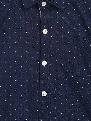 Blue printed cotton kids-tops 3