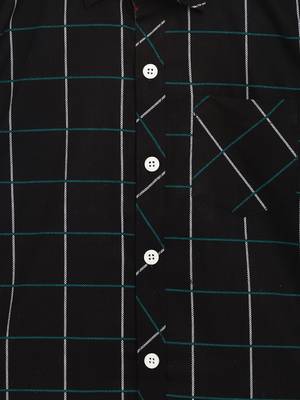 Black plain cotton kids-tops 3