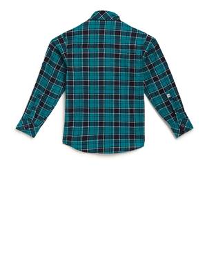Green plain cotton kids-tops 2