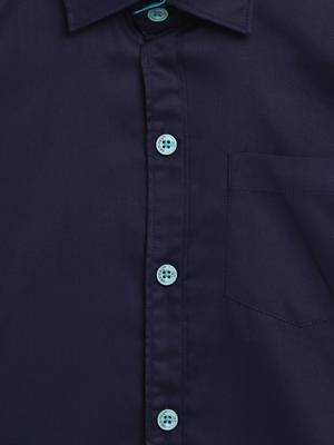 Black printed cotton kids-tops 4