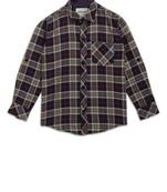 Yellow plain cotton kids-tops