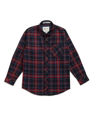Red plain cotton kids-tops 1
