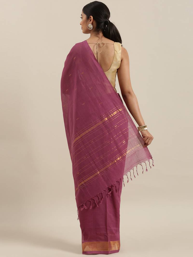 CLASSICATE from the house of The Chennai Purple Venkatagiri Pure Cotton Saree