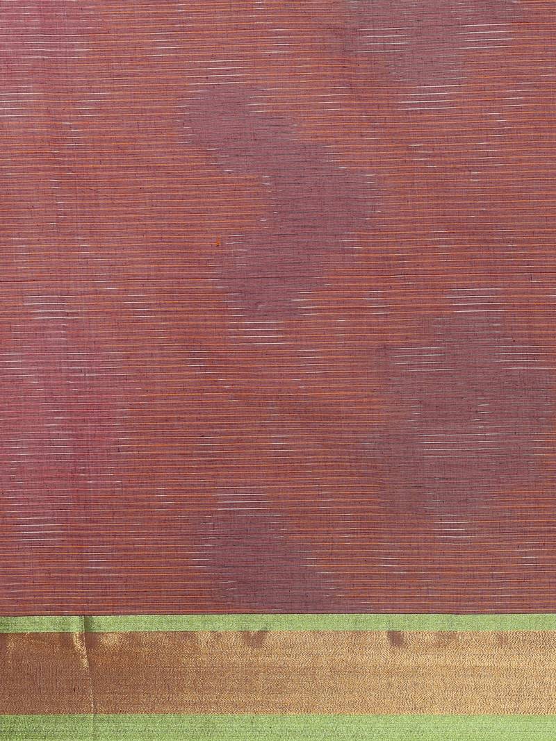 CLASSICATE from the house of The Chennai Silks Maroon Venkatagiri Pure Cotton Saree