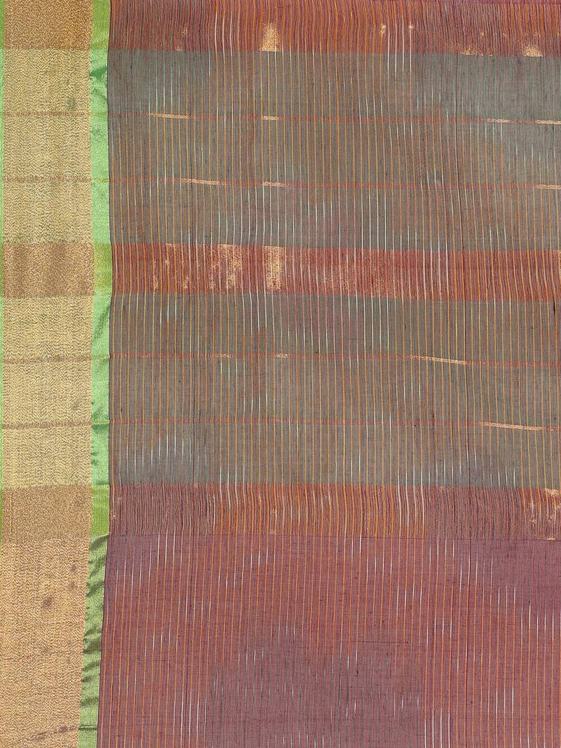 CLASSICATE from the house of The Chennai Silks Maroon Venkatagiri Pure Cotton Saree