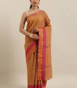 CLASSICATE from the house of The Chennai Silks Brown Chettinad Pure Cotton Saree