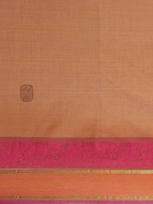 CLASSICATE from the house of The Chennai Silks Brown Chettinad Pure Cotton Saree 4