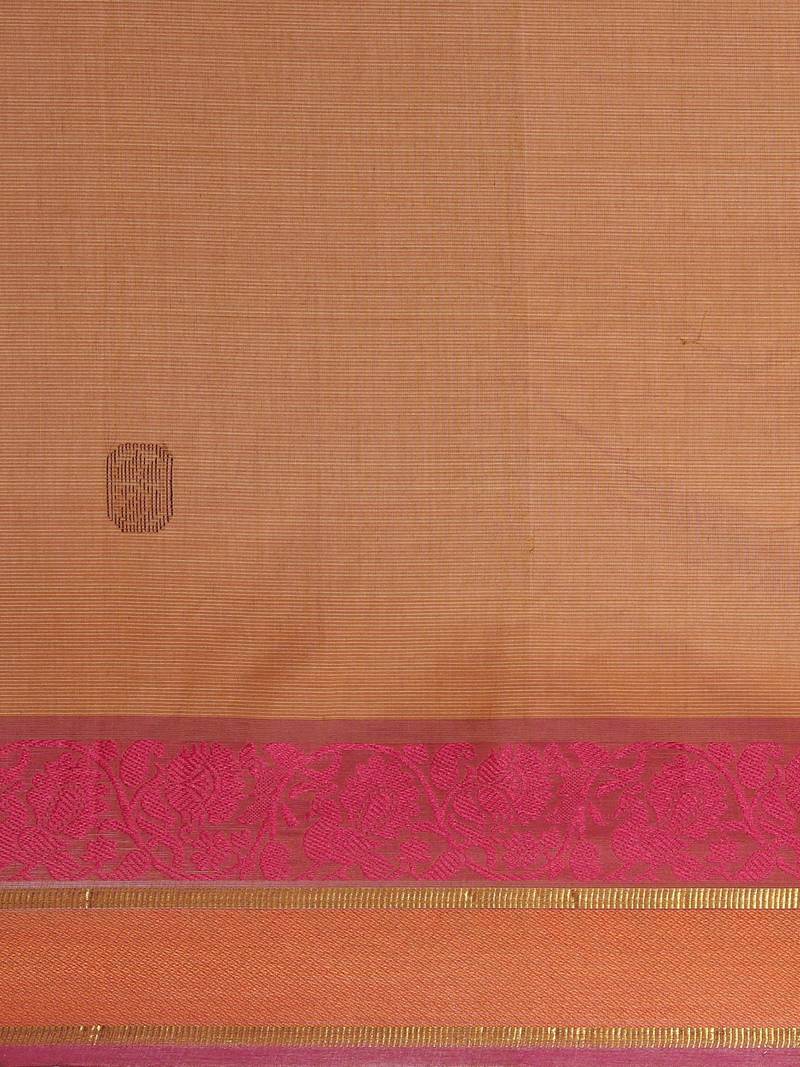 CLASSICATE from the house of The Chennai Silks Brown Chettinad Pure Cotton Saree