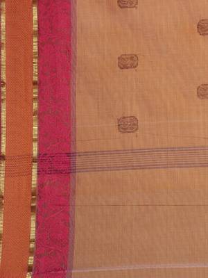 CLASSICATE from the house of The Chennai Silks Brown Chettinad Pure Cotton Saree 5
