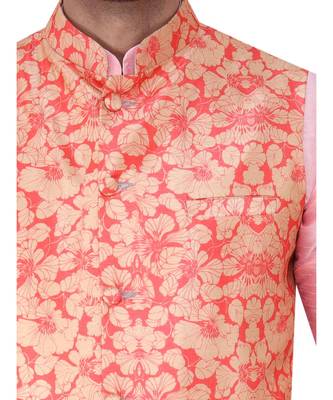 multicolor dupion silk MENS KURTA 5