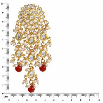 Traditional Kundan Pearl Earrings & For Women  4