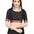 Mameraa Black Jacquard Silk Semi-stitched Lehenga Choli