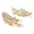 Traditional Gold Plated Kundan Pearl Earrings & For Women