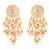 Traditional Gold Plated Kundan Pearl Earrings & For Women