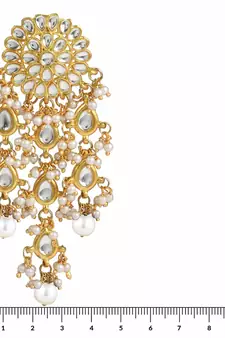 Traditional Kundan Pearl Earrings & For Women