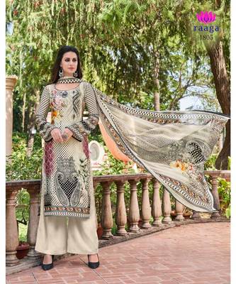 Maska Satin Digital Print Unstitched Dress Material for Women 1