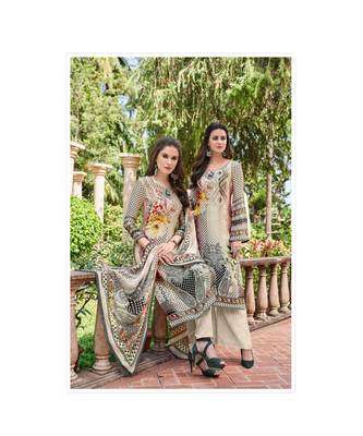 Maska Satin Digital Print Unstitched Dress Material for Women 2