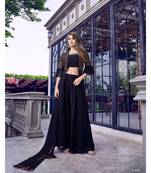 Embroidered Georgette Dress Material for Women Semi-Stitched