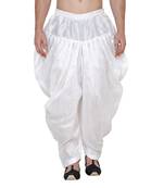White SILK Mens dhoti