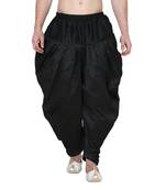 Black SILK Mens dhoti