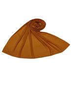 Plain Chiffon Hijab - Dark Yellow - Size - 75/185 CM